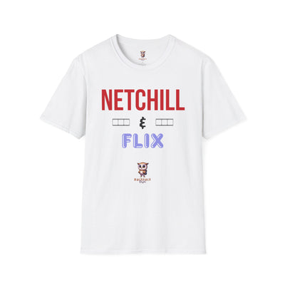 Netchill &amp; Flix - Camiseta unisex de estilo suave