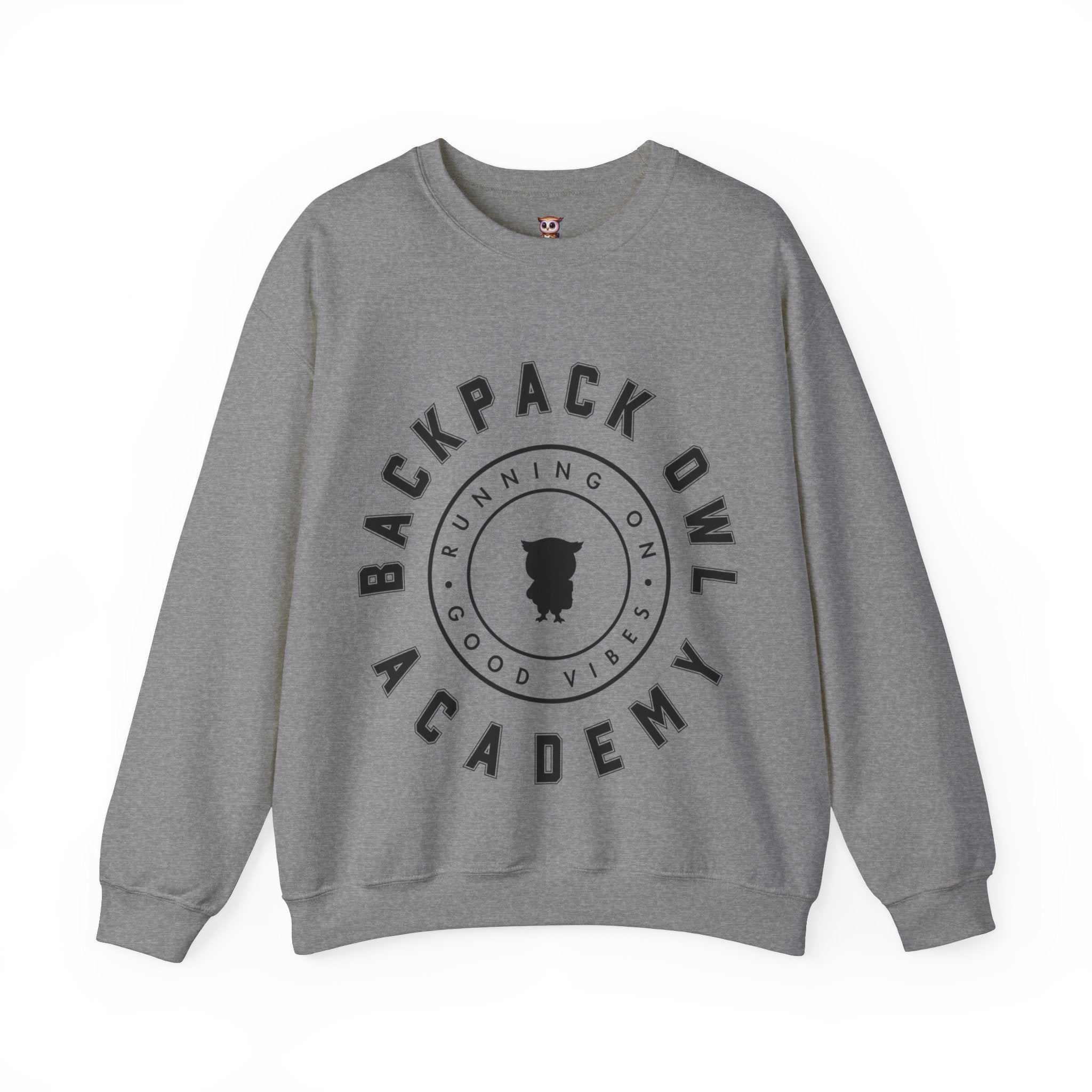 Backpack Owl Academy - Unisex Heavy Blend™ Crewneck Sweatshirt