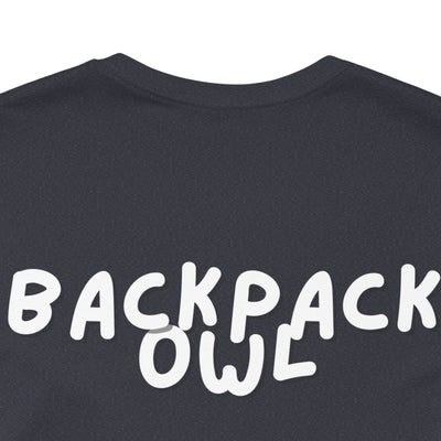 Silueta Búho - Camiseta de manga corta Unisex Jersey