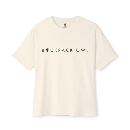 Backpack Owl Signature Unisex Oversized Boxy Tee