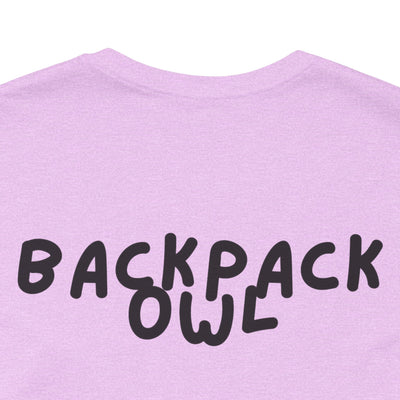 Silueta Búho - Camiseta de manga corta Unisex Jersey