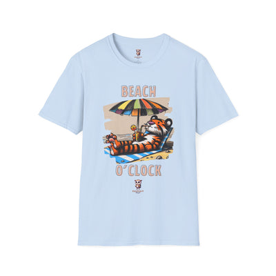 Beach O'Clock - Camiseta unisex de estilo suave