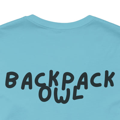 Silueta Búho - Camiseta de manga corta Unisex Jersey