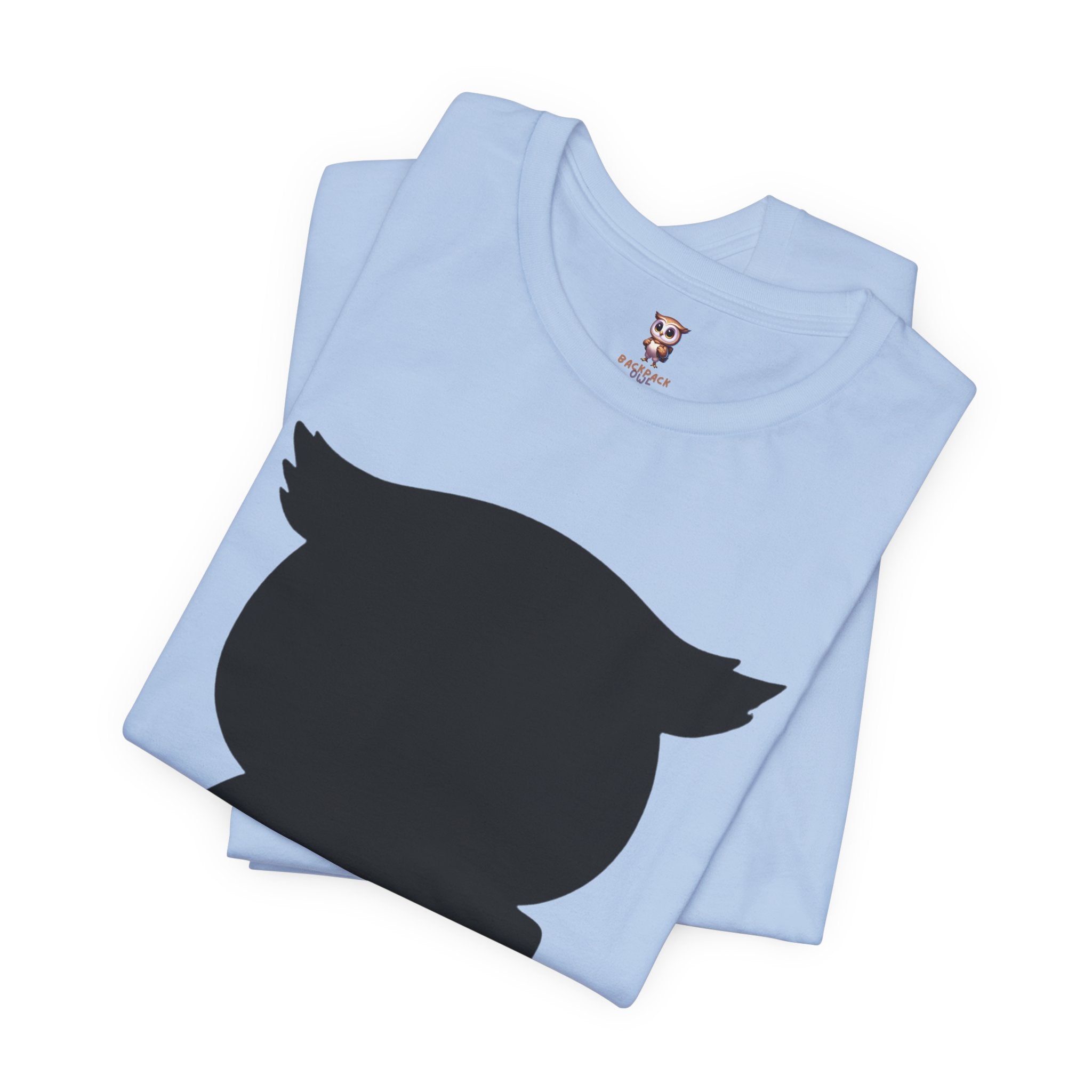 Silhouette Owl - Tee-shirt à manches courtes en jersey unisexe