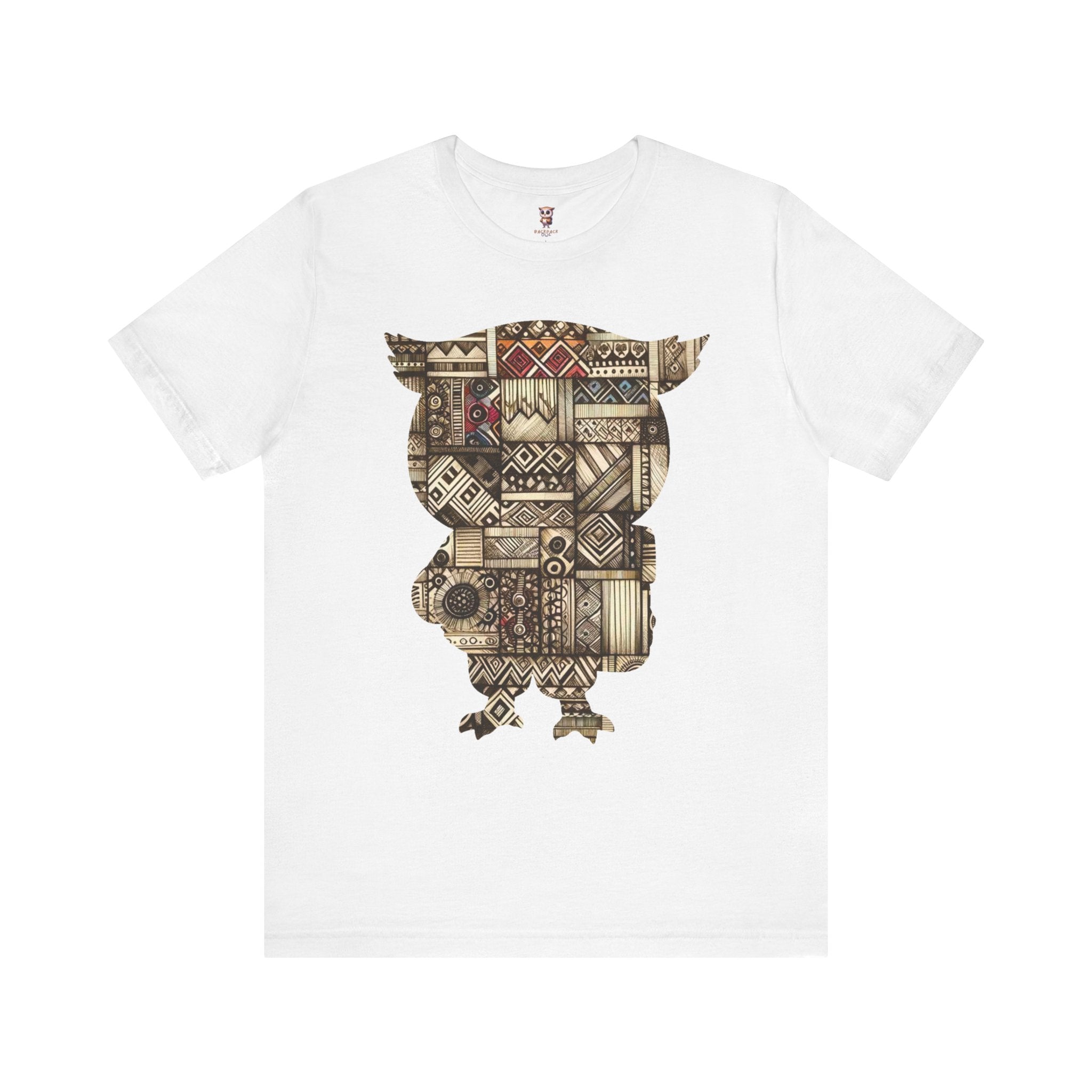 Hibou tribal en édition limitée - Tee-shirt à manches courtes en jersey unisexe