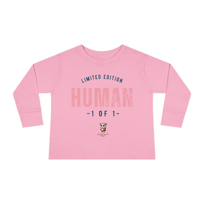 Humano de edición limitada - Camiseta de manga larga para niños pequeños