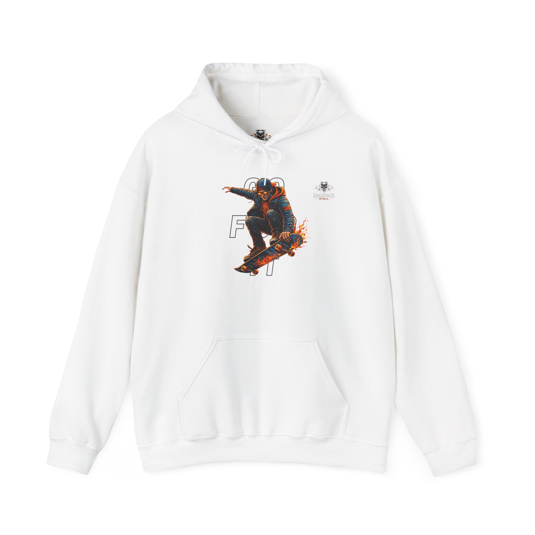 GO FOR IT Skateboarder Graphic Hoodie – Series MMXXVI/I