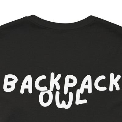 Silueta Búho - Camiseta de manga corta Unisex Jersey