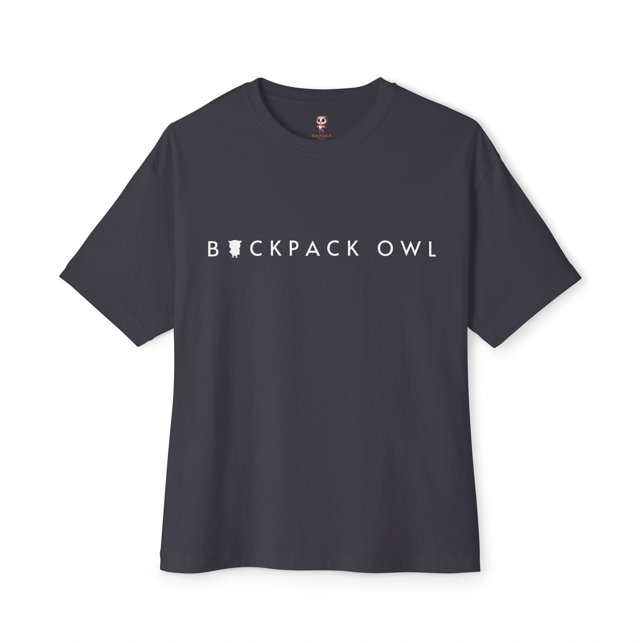 Backpack Owl Signature Unisex Oversized Boxy Tee