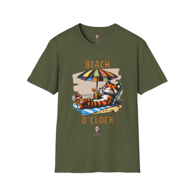 Beach O'Clock - Camiseta unisex de estilo suave