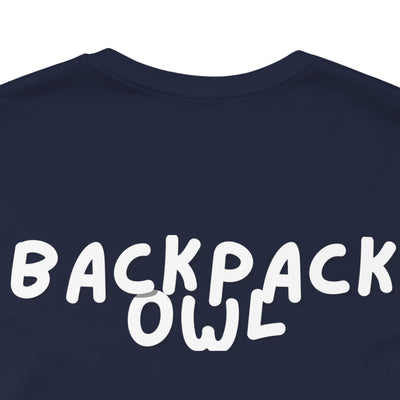 Silueta Búho - Camiseta de manga corta Unisex Jersey