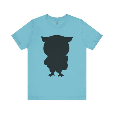 Silueta Búho - Camiseta de manga corta Unisex Jersey