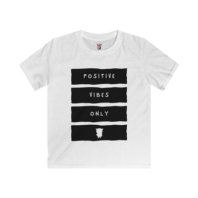 Positive Vibes Only - Kids Softstyle Tee