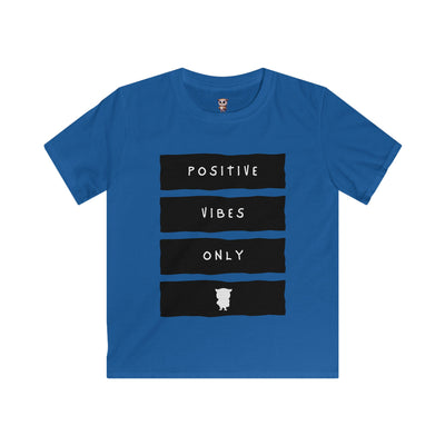 Positive Vibes Only - Kids Softstyle Tee