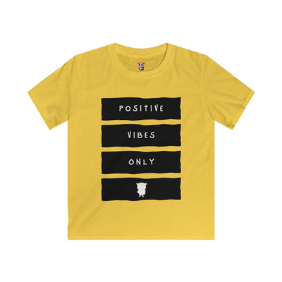 Positive Vibes Only - Kids Softstyle Tee