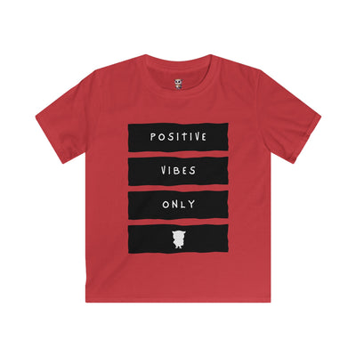 Positive Vibes Only - Kids Softstyle Tee