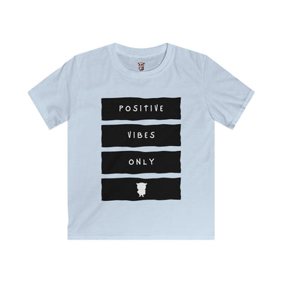 Positive Vibes Only - Kids Softstyle Tee
