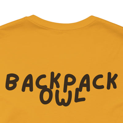 Silueta Búho - Camiseta de manga corta Unisex Jersey