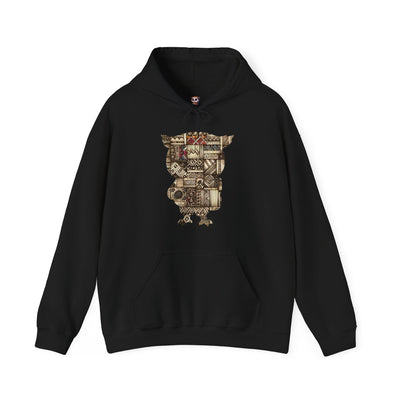 Búho tribal de edición limitada - Sudadera con capucha unisex Heavy Blend™