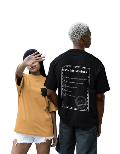 Know Thy Symbols - Unisex Oversized Boxy Tee