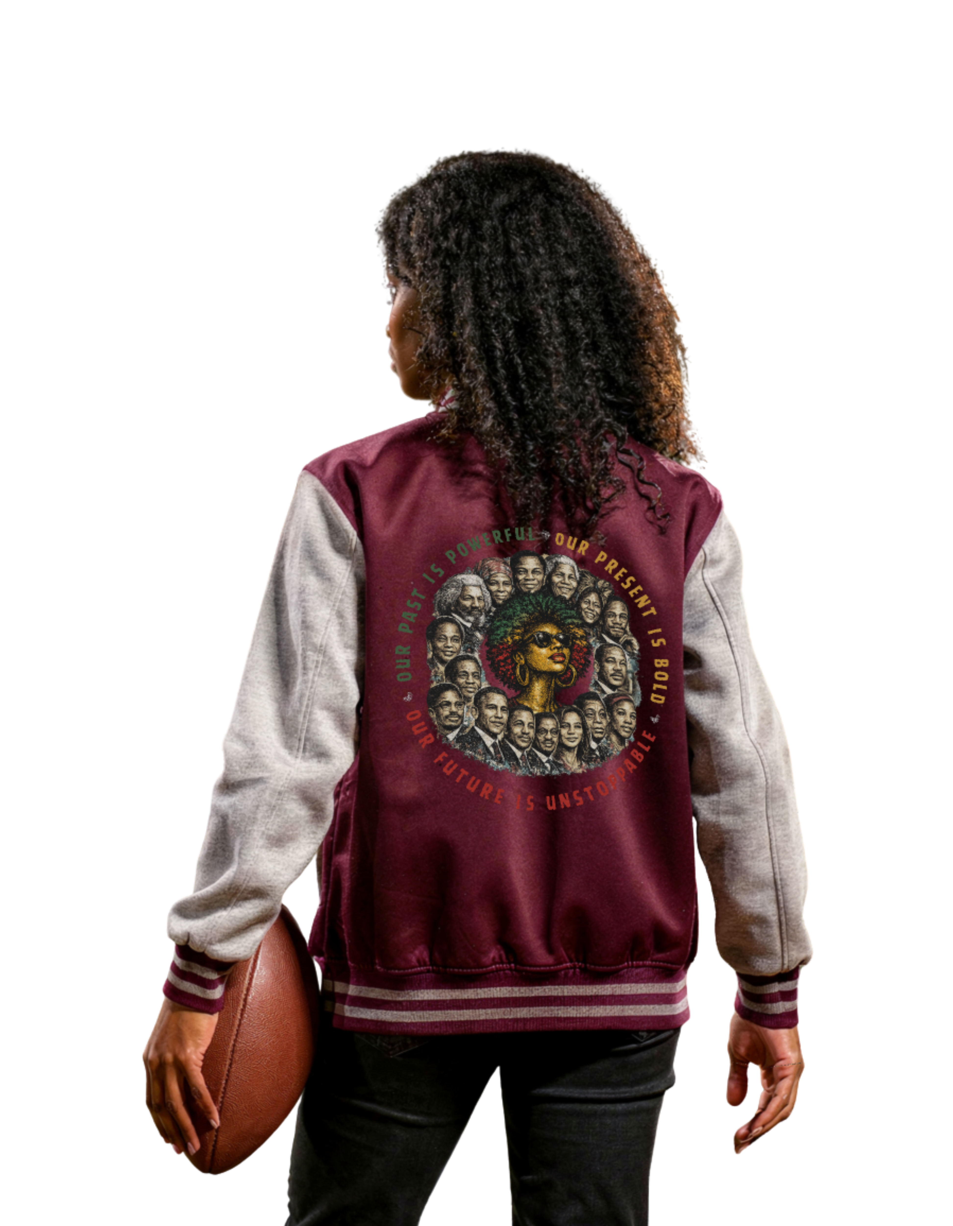 Afro Affirmation Graphic Letterman/Varsity Jacket - Series MMXXVI/II
