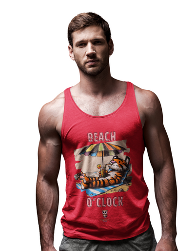 Playa en punto - Camiseta sin mangas unisex