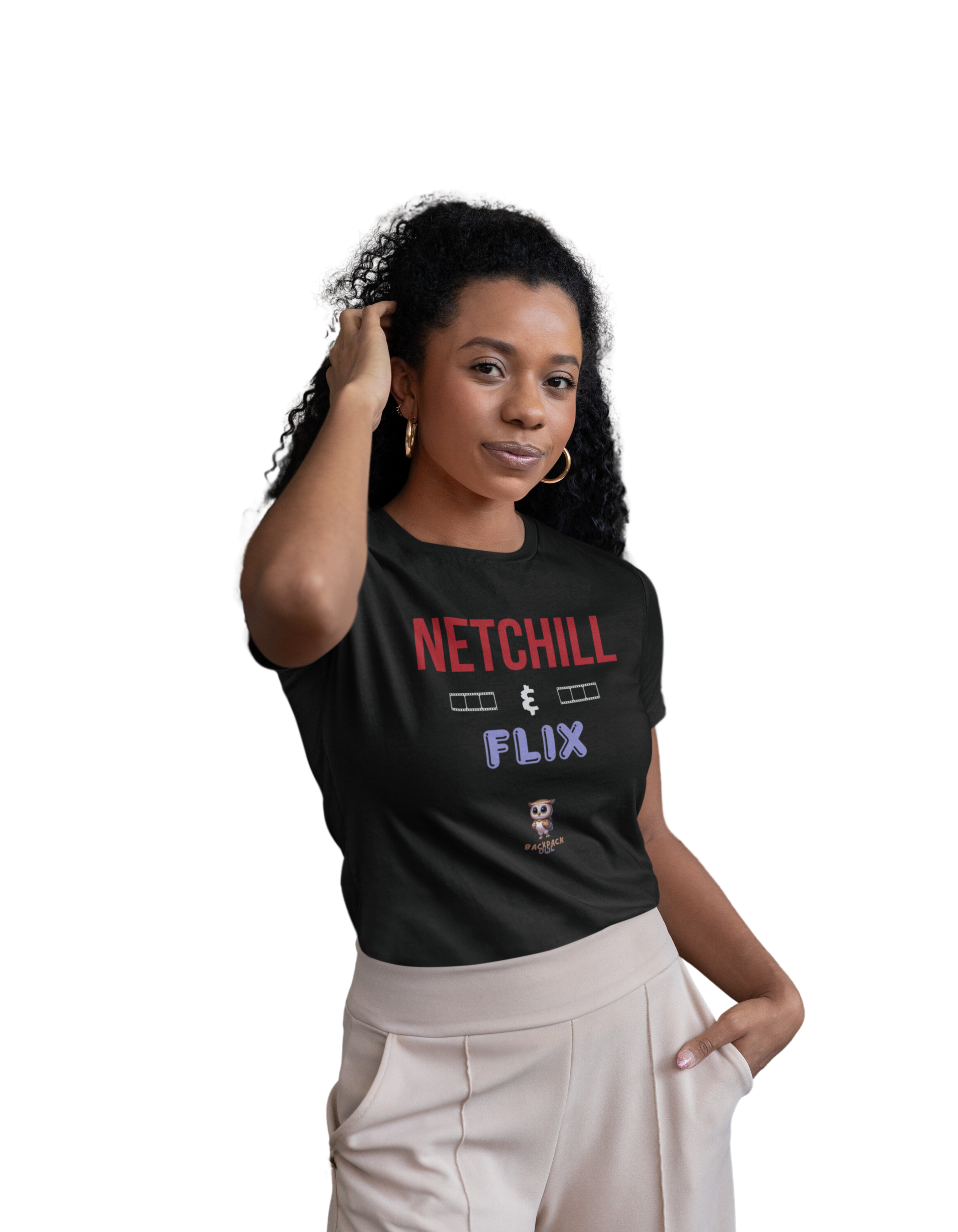Netchill &amp; Flix - Camiseta unisex de estilo suave