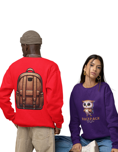 Mochila Rearview - Sudadera unisex con cuello redondo Heavy Blend™