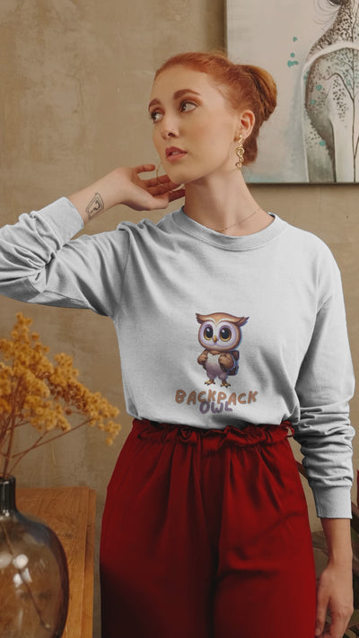 Mochila Rearview - Sudadera unisex con cuello redondo Heavy Blend™