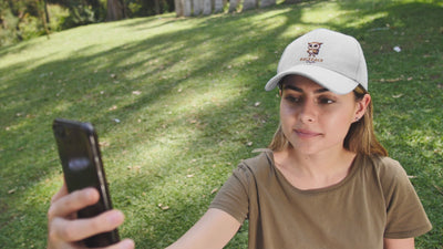 Casquette de baseball à profil bas en forme de hibou, sac à dos simple original