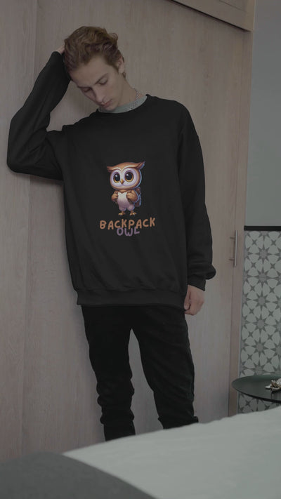 Mochila Rearview - Sudadera unisex con cuello redondo Heavy Blend™